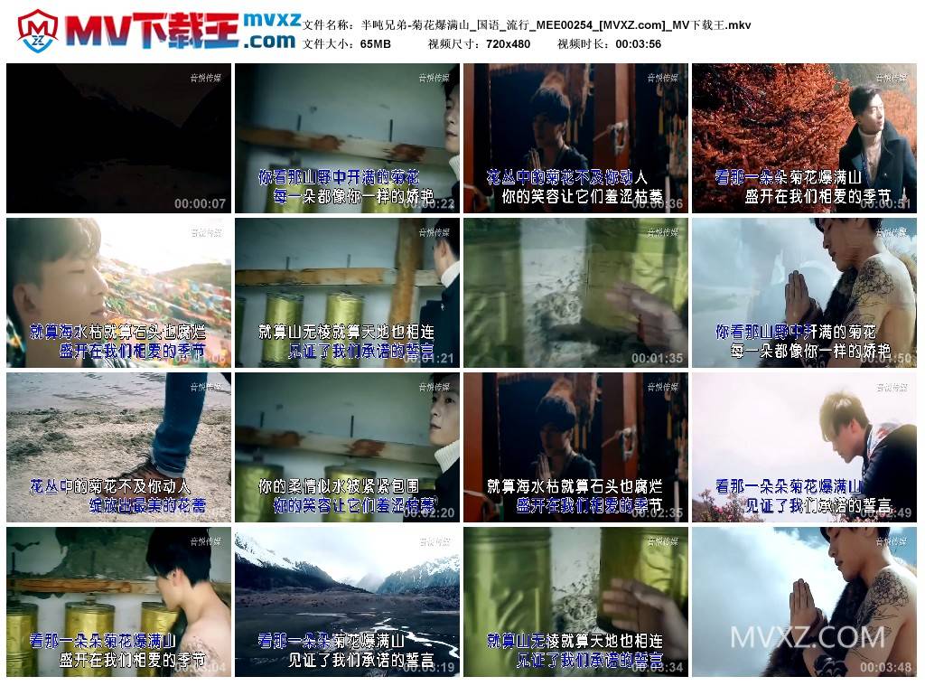 半吨兄弟-菊花爆满山_国语_流行_MEE00254